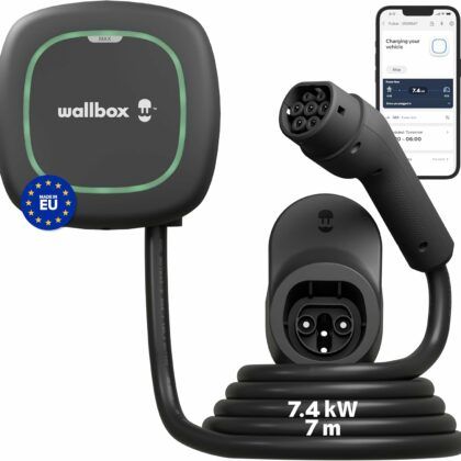 Wallbox Pulsar Max 7,4 kW 7 m conector tipo 2