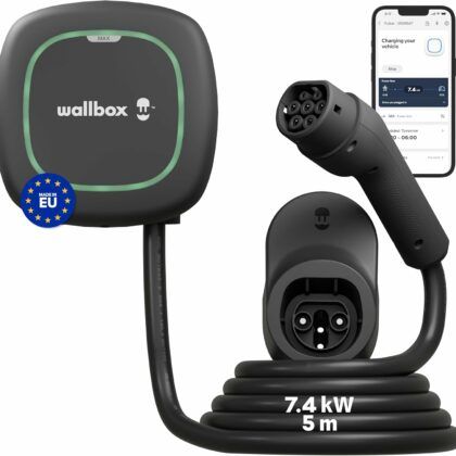 Wallbox Pulsar Max 7,4 kW 5 m conector tipo 2